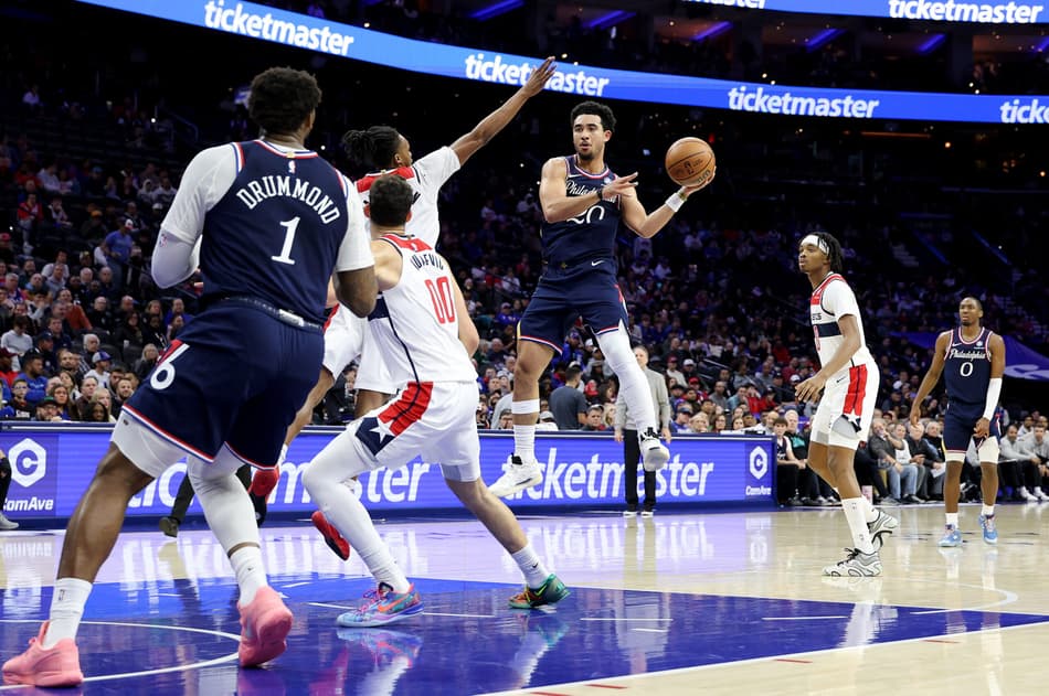 Philadelphia 76ers x Washington Wizards (Foto: Emilee Chinn / GETTY IMAGES NORTH AMERICA / Getty Images via AFP)