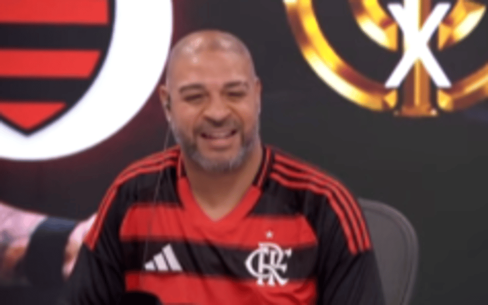 Adriano Imperador em Flamengo x Cruz Azul na CazéTV (2)