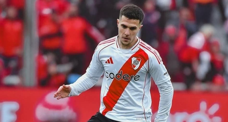 Bustos pelo River Plate (reprodução River)