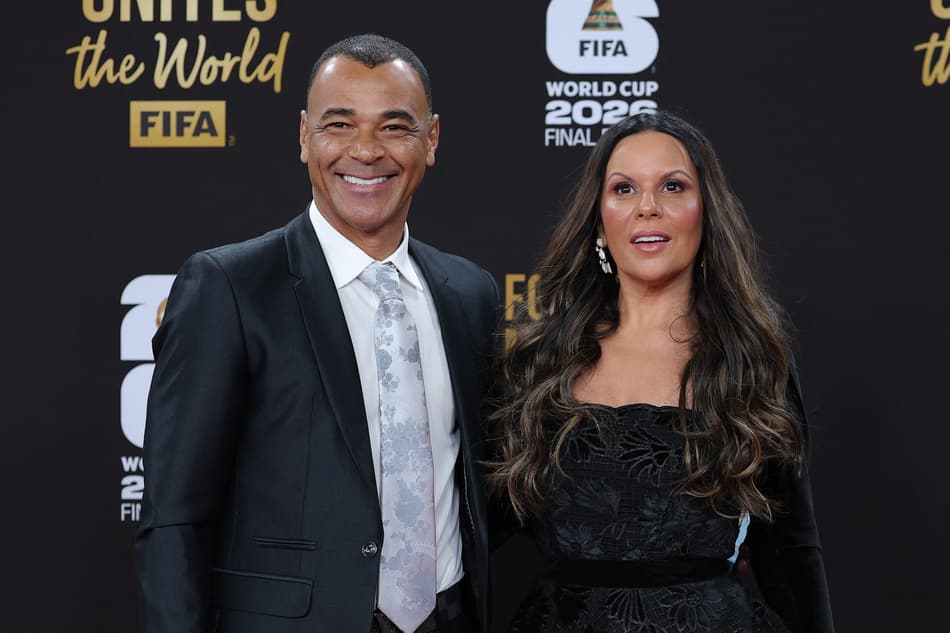 Cafú no sorteio da Copa do Mundo