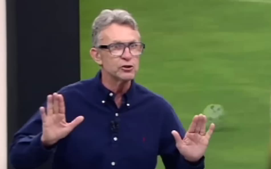 Craque Neto avaliou a disputa entre Flamengo e Palmeiras pelo Brasileirão (Foto: Reprodução Band)