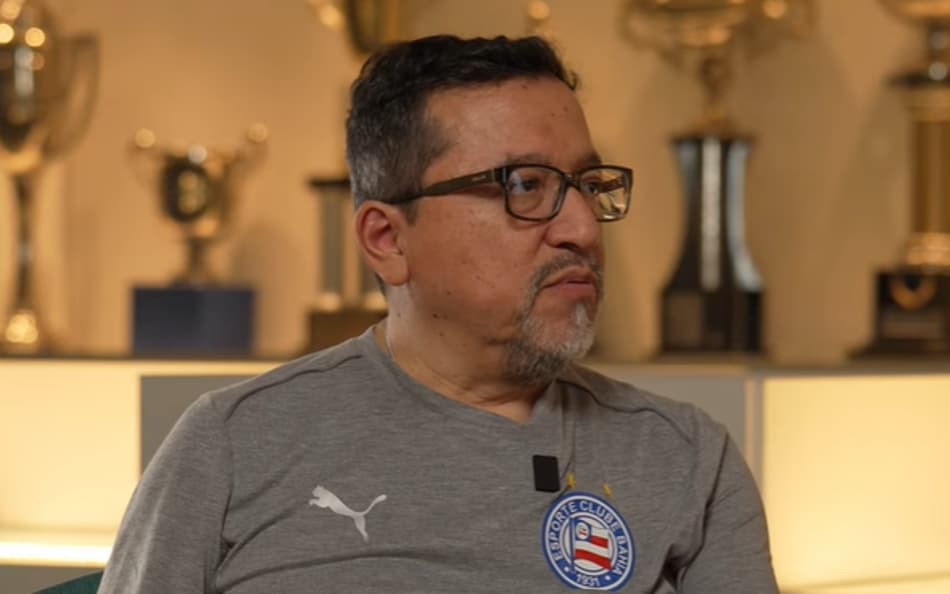 Raul Aguirre em entrevista à TV Bahêa (Foto: reprodução / TV Bahêa)