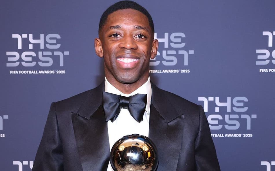 Dembélé vence The Best e é eleito melhor do mundo pela Fifa