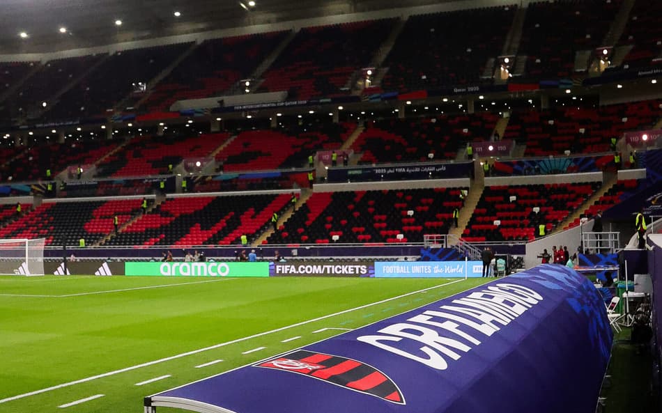 Estádio Ahmed bin Ali em que o Flamengo enfrenta o Cruz Azul, no Mundial
