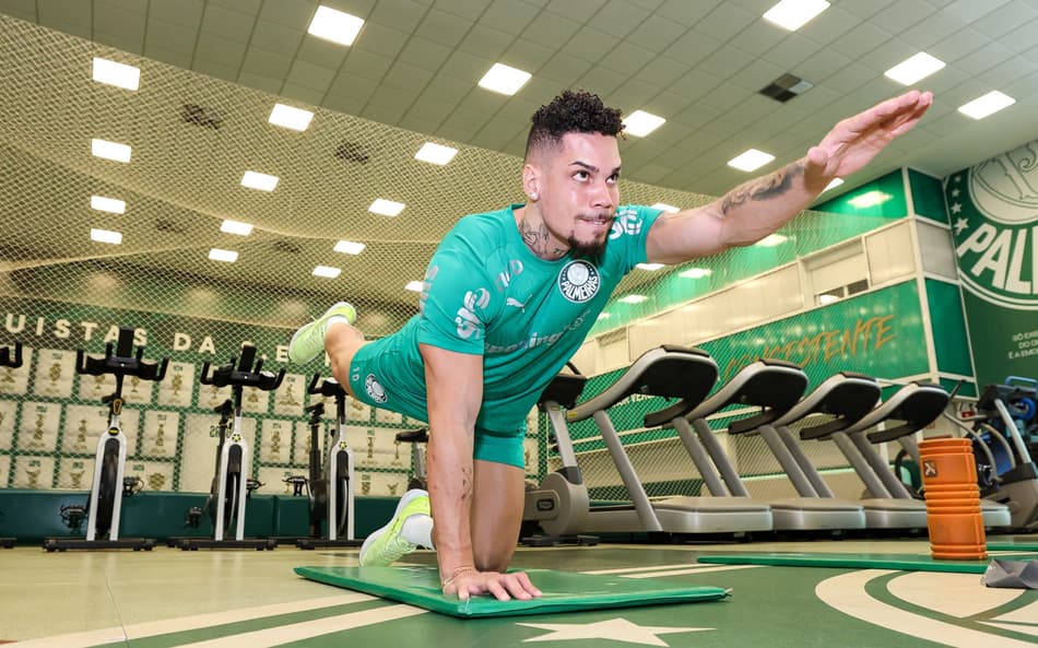 Paulinho, atacante do Palmeiras (Foto: Fabio Menotti/Palmeiras/by Canon)
