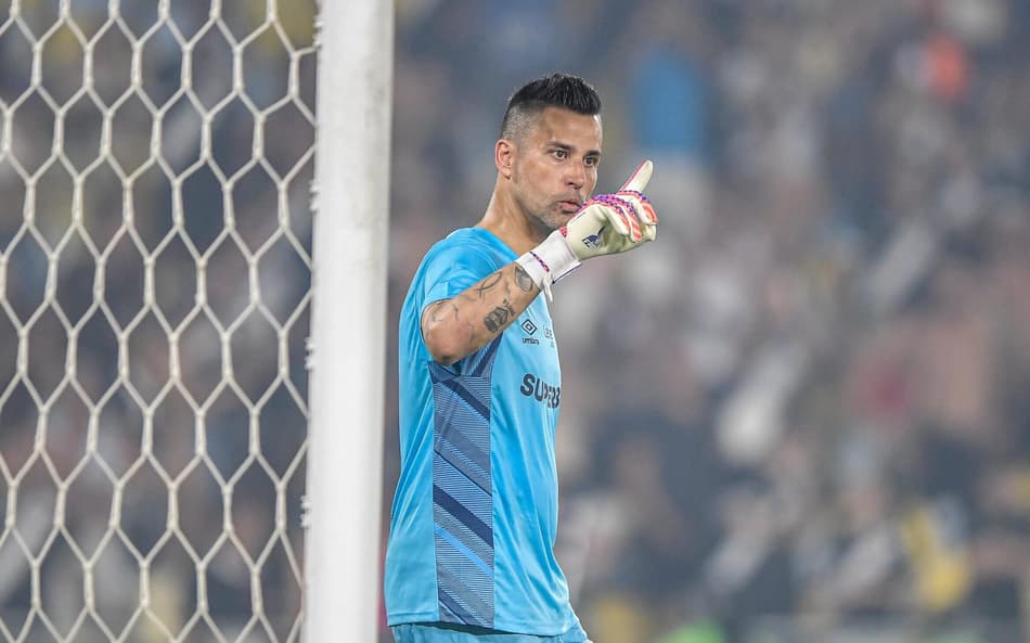 Fábio em Fluminense x Vasco