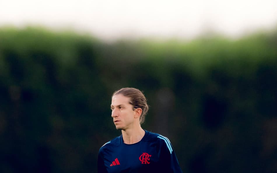 Filipe Luís Flamengo treino