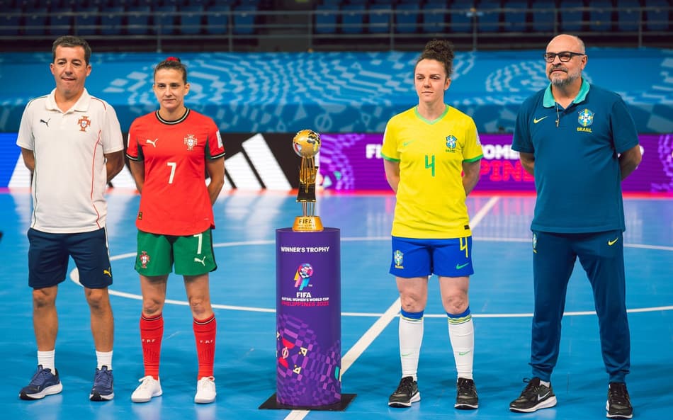 AO VIVO: Brasil decide contra Portugal a Copa do Mundo Feminina de Futsal