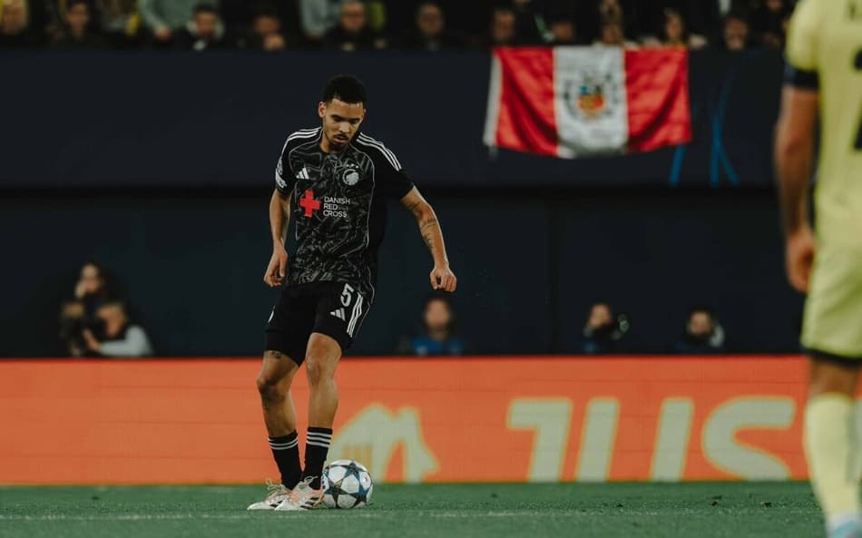 Gabriel Pereira em ação pelo Copenhagen (Foto: Reprodução/Copenhagen)