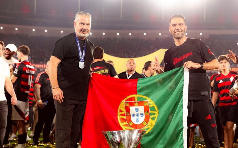 José Boto e Alfredo em Flamengo x Ceará Foto:Adriann Fontes/Flamengo
