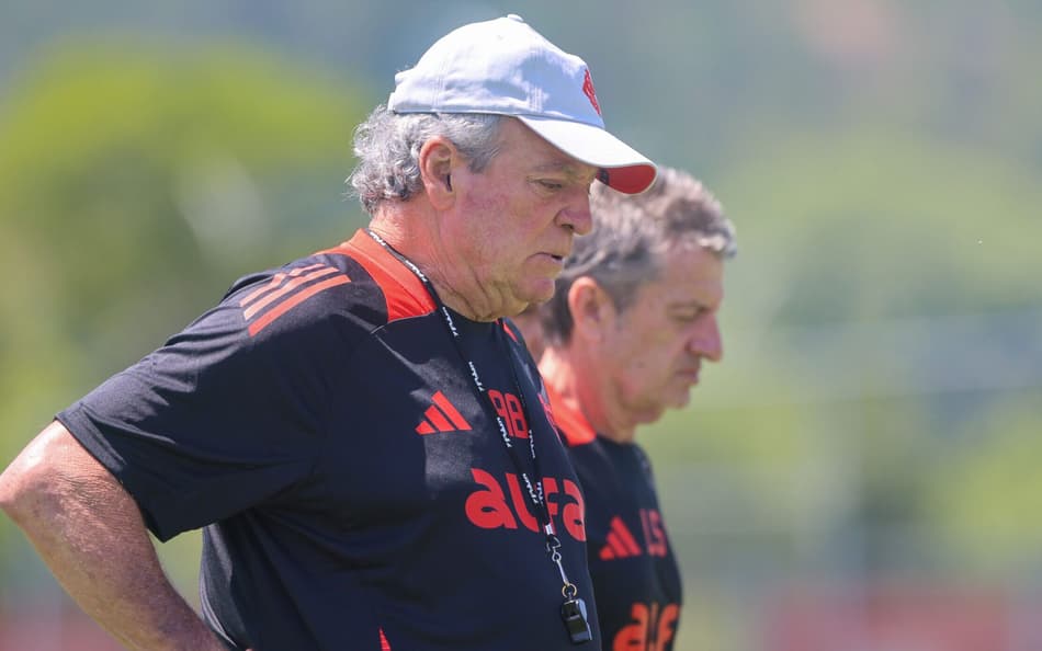 Abel Braga e seu fiel escudeiro Leomir Souza, no Internacional