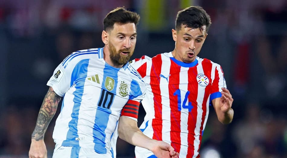 Messi Andrés Cubas Argentina Paraguai Eliminatórias