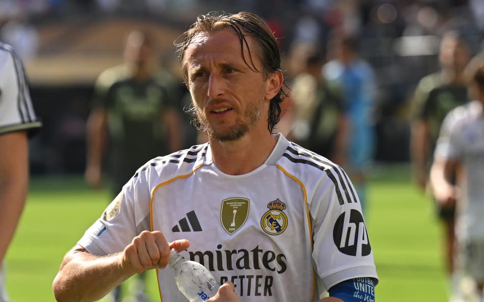 Modric após a derrota do Real Madrid no Mundial de Clubes