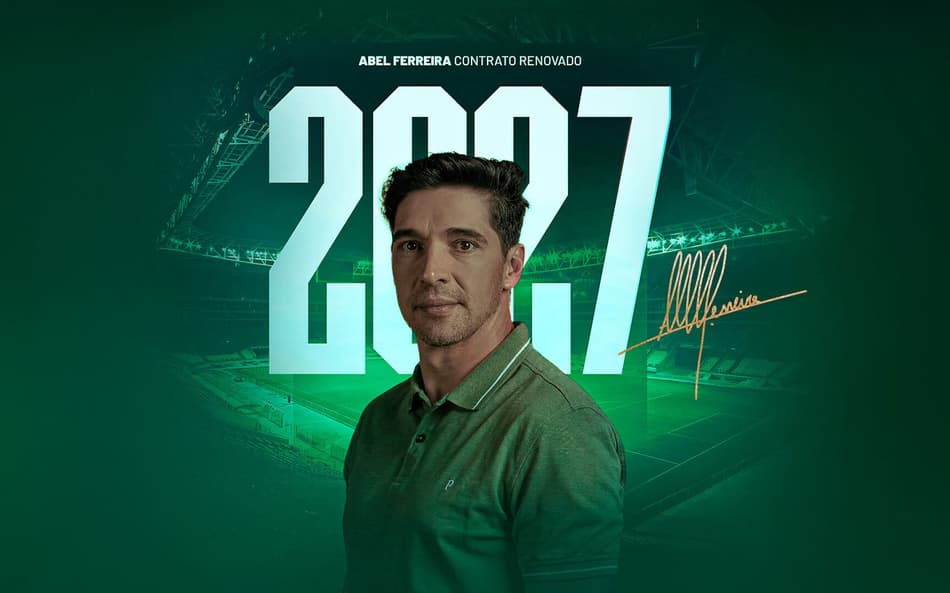 Abel Ferreira renova contrato com o Palmeiras; veja detalhes
