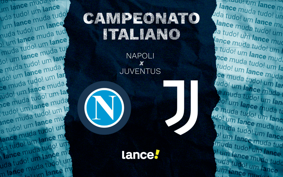Napoli x Juventus pela 15ª rodada do Campeonato Italiano (Arte: Lance!)