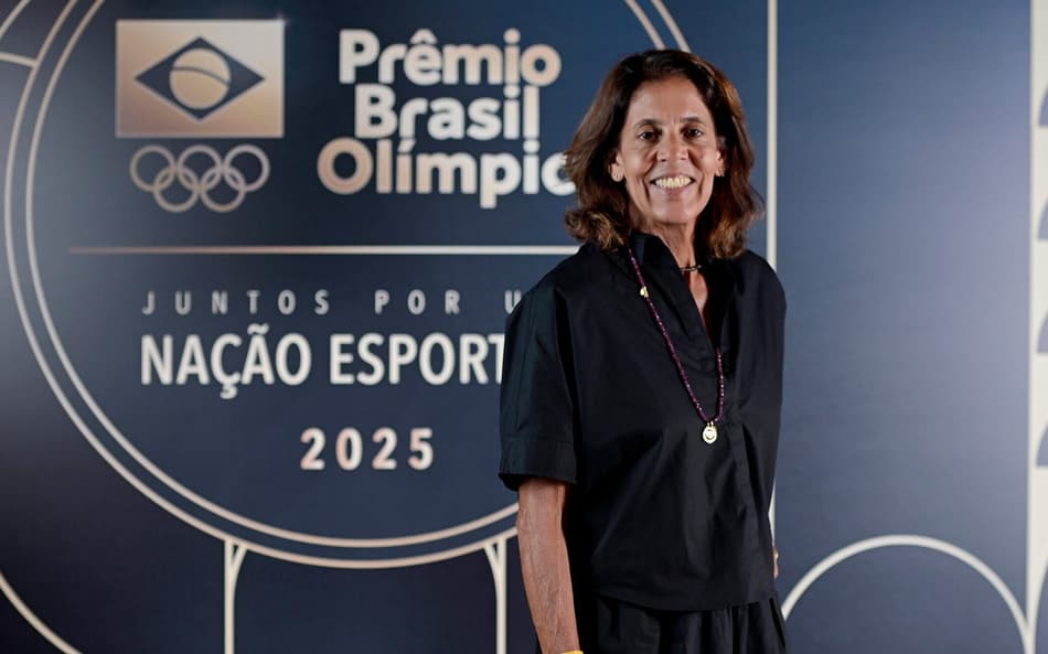Jackie Silva no Prêmio Brasil Olímpico 2025 (Foto: Alexandre Loureiro/COB)