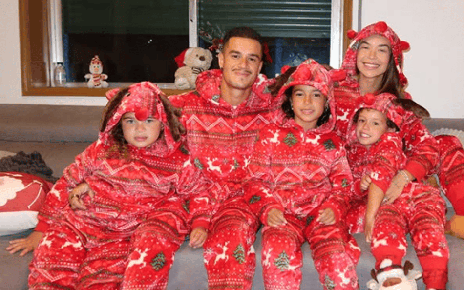 Phillippe Coutinho em familia