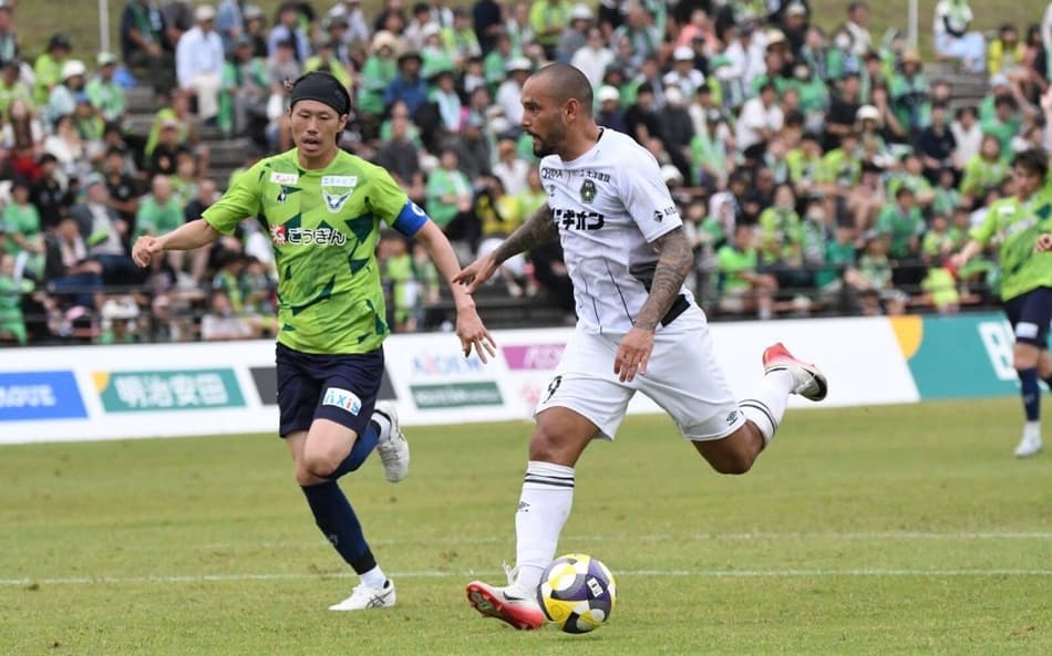 Rafael Furtado foi destaque do Sagamihara, do Japão (Foto: Divulgação/SC Sagamihara) ex-Atlético-MG