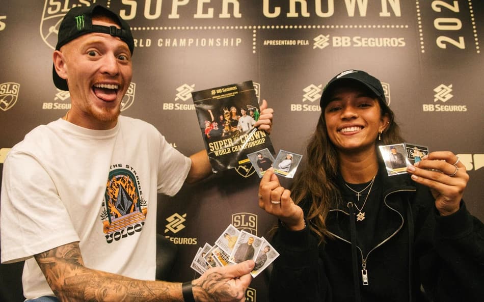 Rayssa Leal e Giovanni Vianna no SLS Super Crown 2024