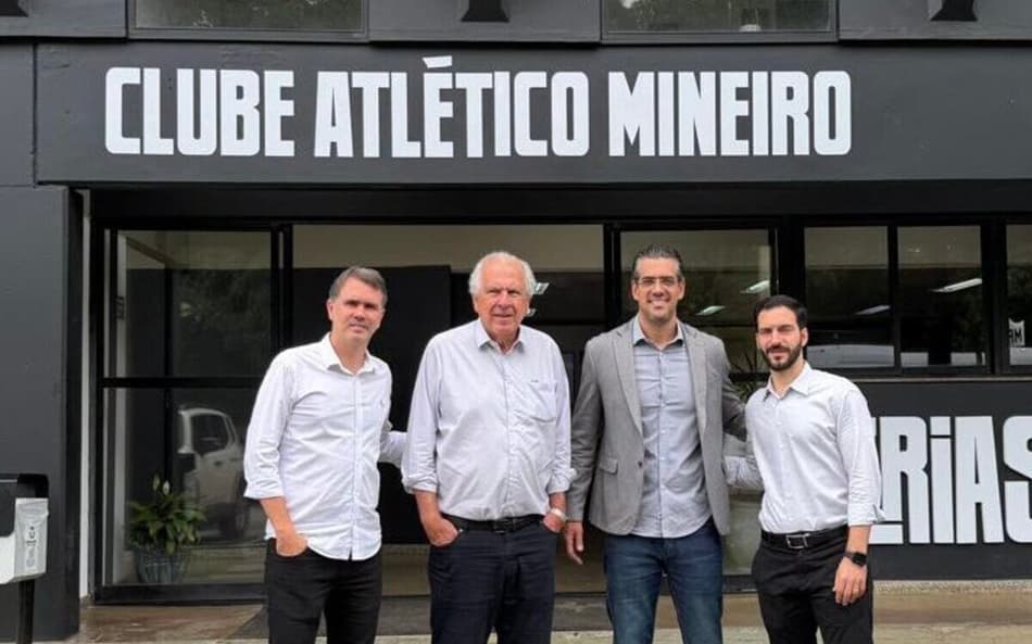 Reunião dirigentes Atlético (Foto: reprodução)