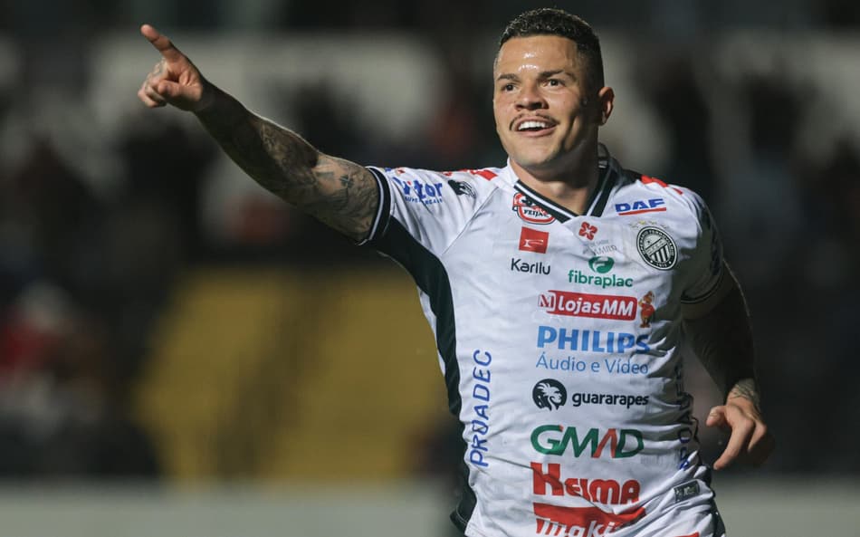 Rodrigo Rodrigues gol comemoração Operário-PR Novorizontino Série B 2025