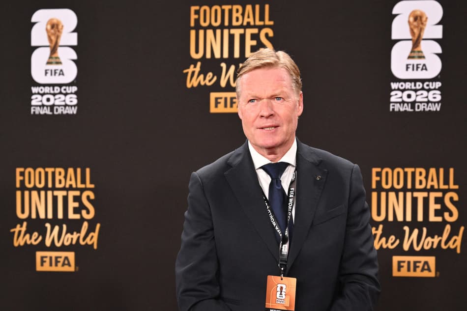 Ronald Koemann no sorteio da Copa do Mundo