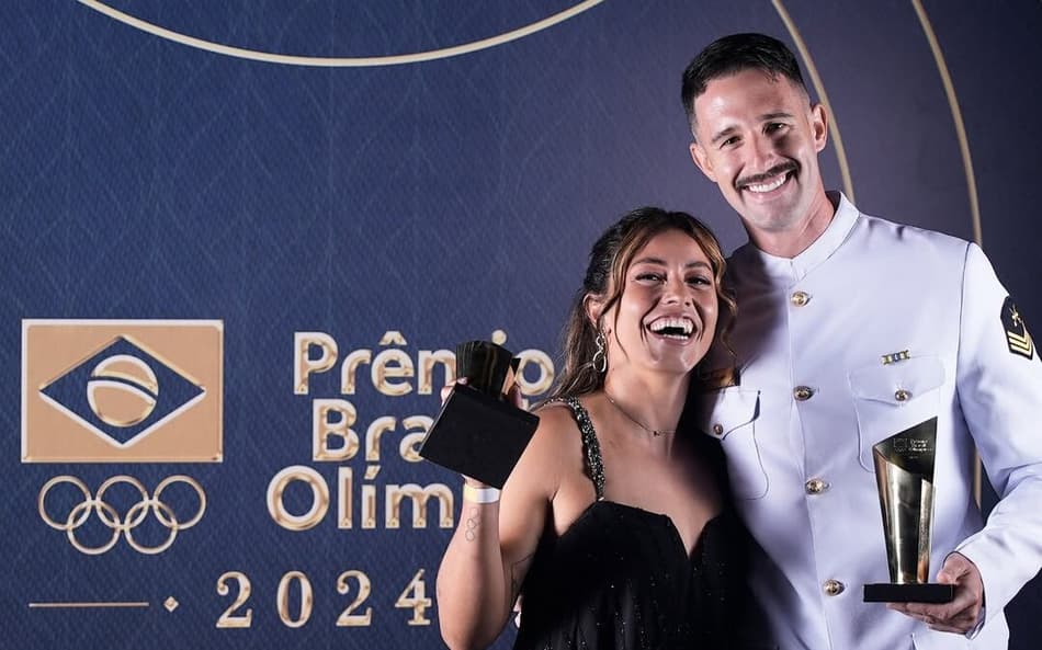 Ana Sátila e Lucas Verthein (Foto: Alexandre Loureiro / COB)