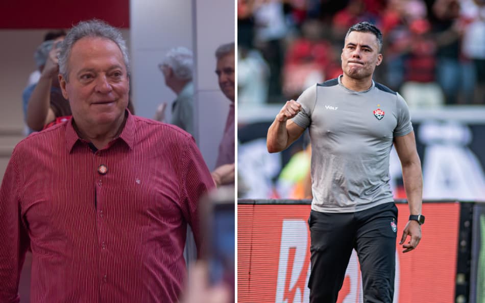 Abel Braga e Jair Ventura (Fotos: Evandro Leal/AGENCIA ENQUADRAR e Victor Ferreira / EC Vitória)