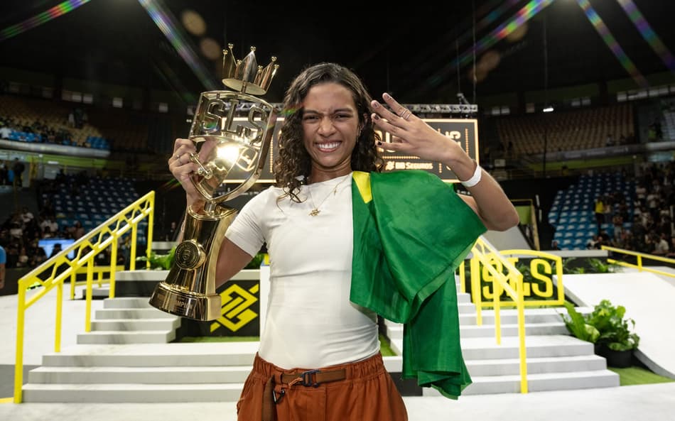 Rayssa Leal é tetracampeã do Super Crown (Foto: Pablo Vaz)