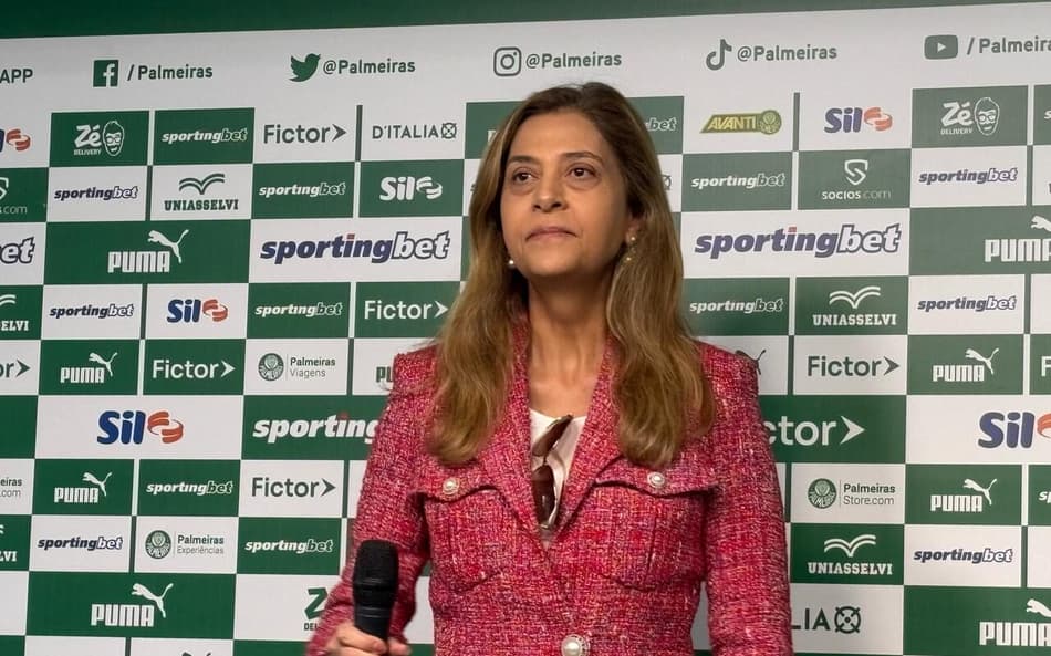 Leila Pereira, presidente do Palmeiras (Foto: Vitor Palhares/ Lance!)