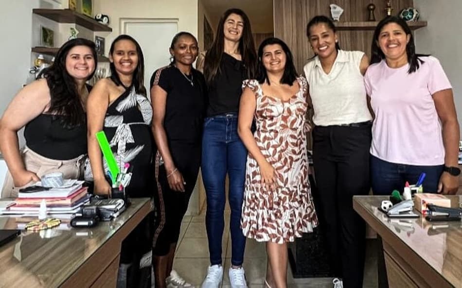 Fundadoras da Associação Cearense de Atletas e ex-atletas de Futebol Feminino.