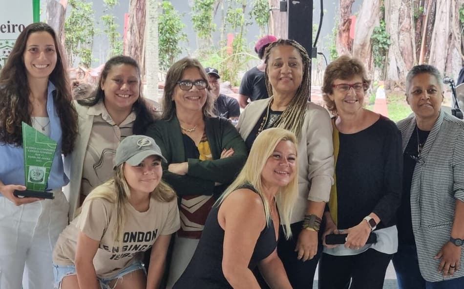 Cerimônia do SINTREFUT no Rio de Janeiro. (Foto: reprodução/redes sociais)