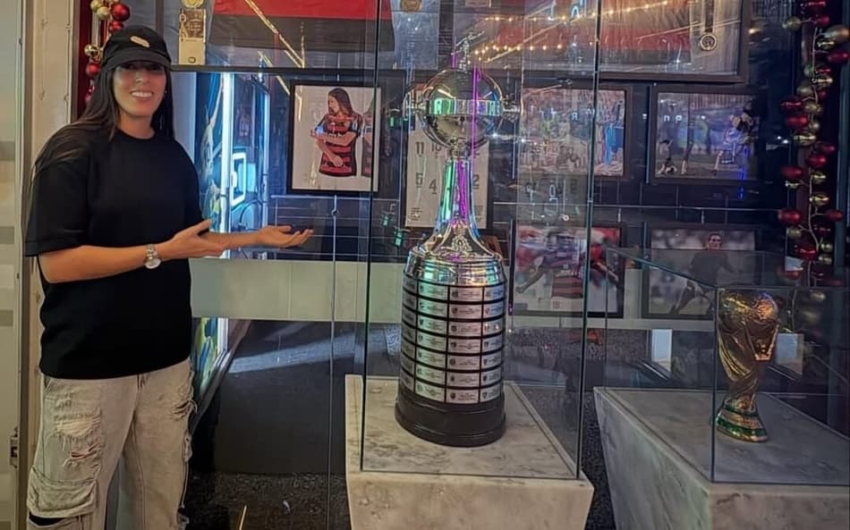 Flávia Motta, zagueira do Flamengo. (Foto: acervo pessoal)