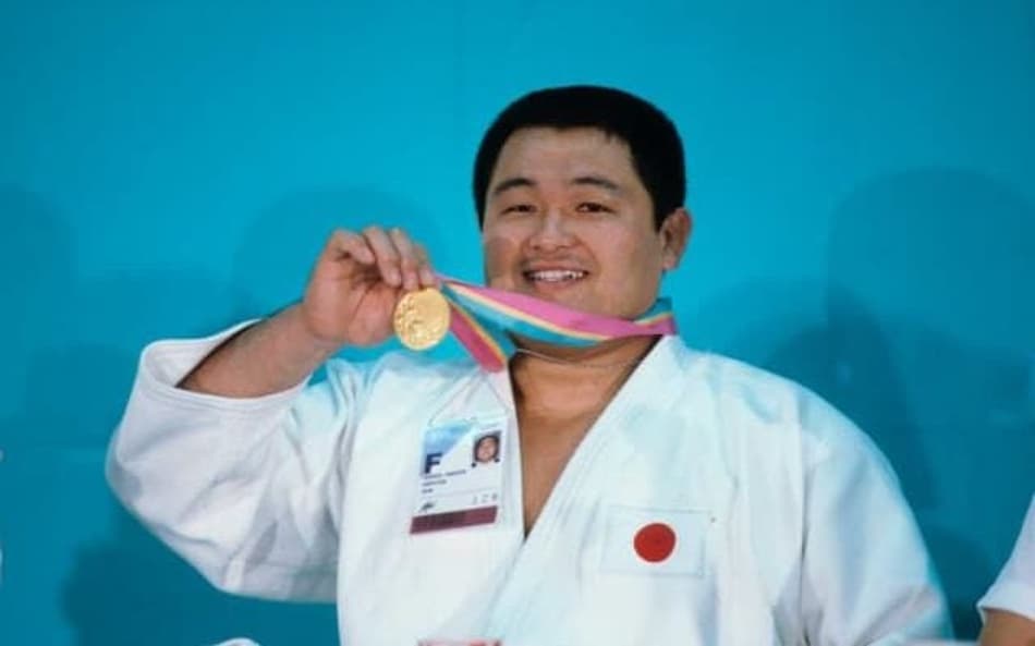 Yasuhiro Yamashita em Los Angeles 1984 (Foto: Divulgação / Kishimoto)