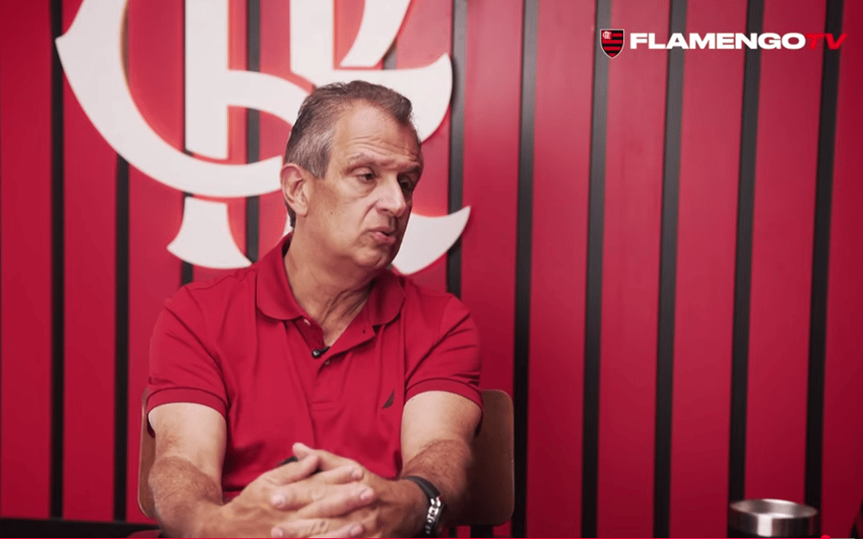 Luiz Eduardo Baptista (BAP) é o presidente do Flamengo (Foto: Reprodução/Flamengo TV)