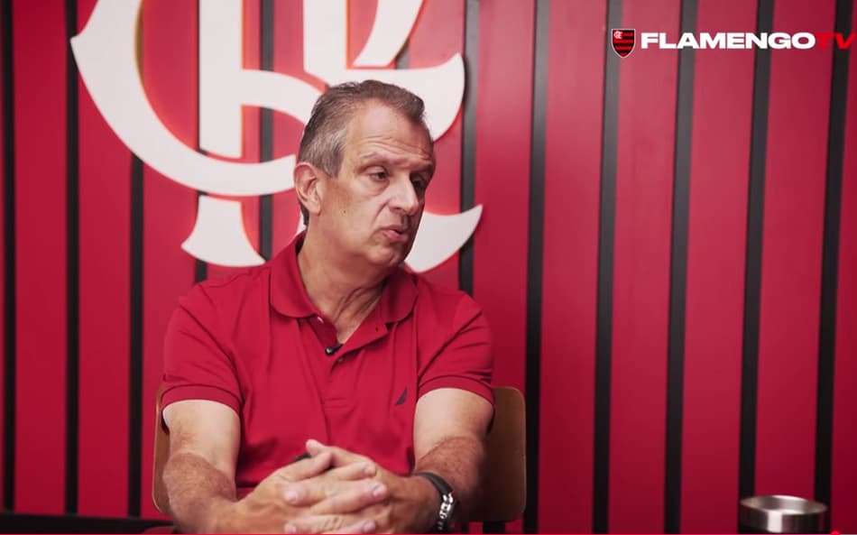 Luiz Eduardo Baptista (BAP) é o presidente do Flamengo (Foto: Reprodução/Flamengo TV)