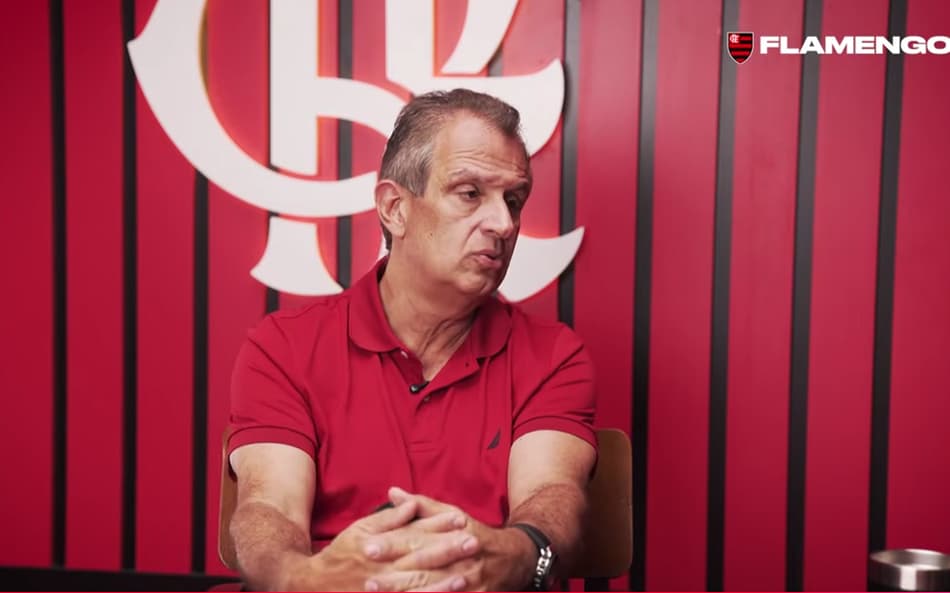 Luiz Eduardo Baptista (BAP) é o presidente do Flamengo (Foto: Reprodução/Flamengo TV)
