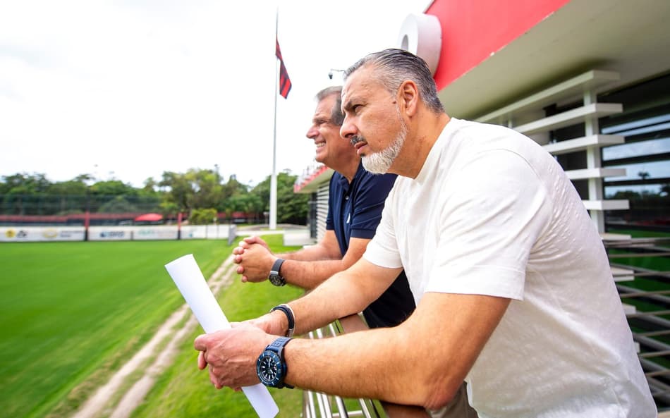 José Boto conheceu o CT do Flamengo acompanhado por Bap