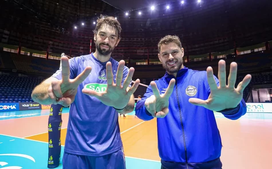 Lucão e Bruninho têm sete troféus de Superliga