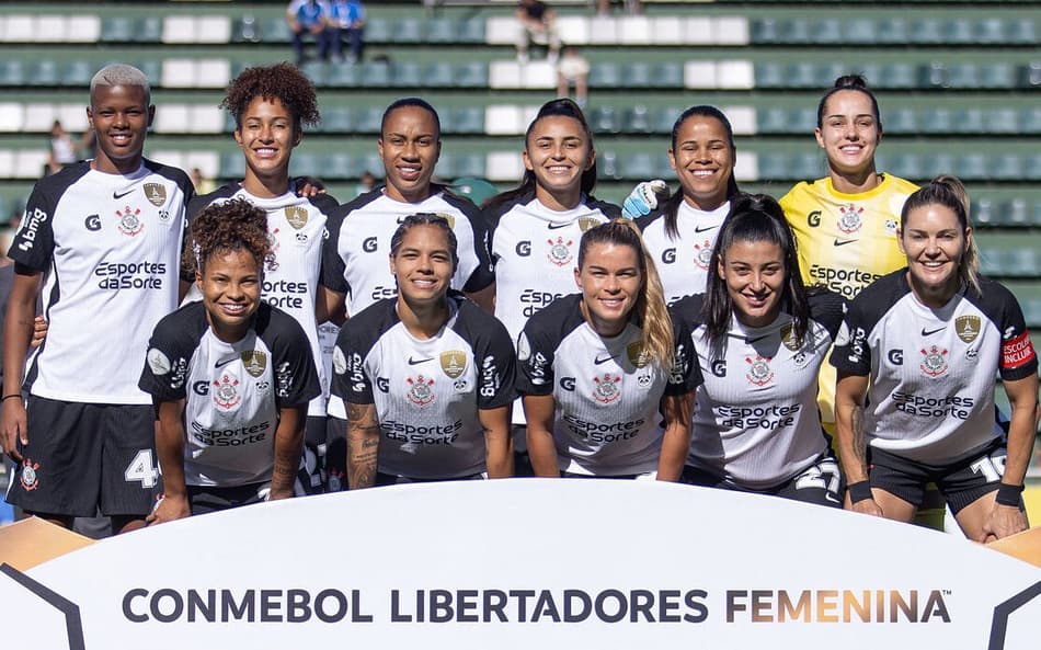 Time do Corinthians na Libertadores Feminina de 2025 (Foto: Staff Images Woman/Conmebol)