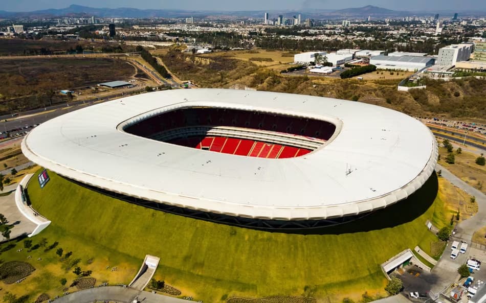 No México, estádio de Guadalajara será palco de quatro jogos da fase de grupos da Copa do Mundo