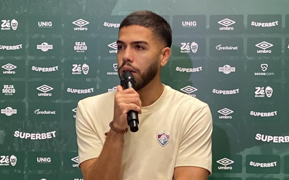 Nonato na zona mista após Fluminense x Vasco (Foto: Reprodução)