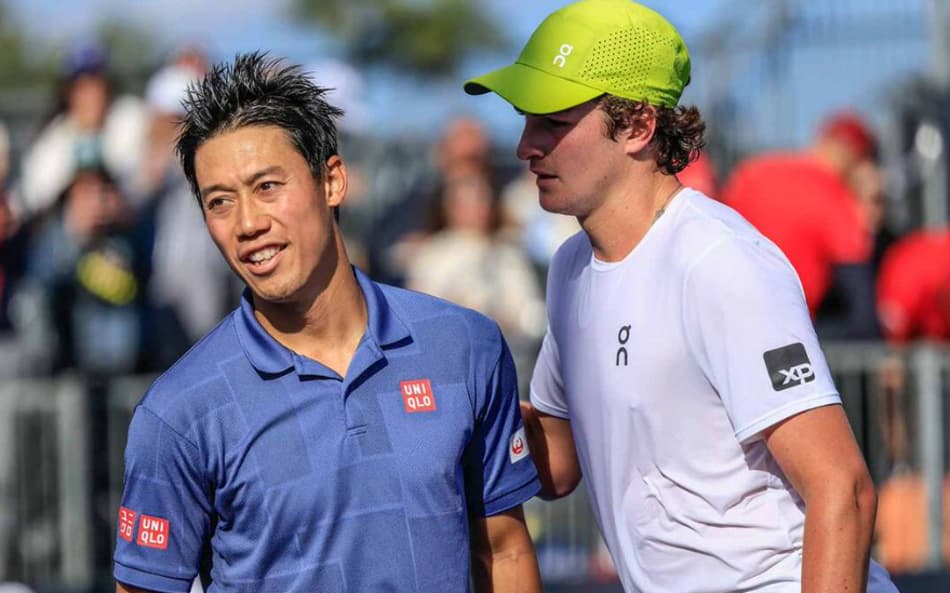 João Fonseca derrotou Kei Nishikori na semifinal do Challenger de Phoenix, em março (Divulgação/ATP)