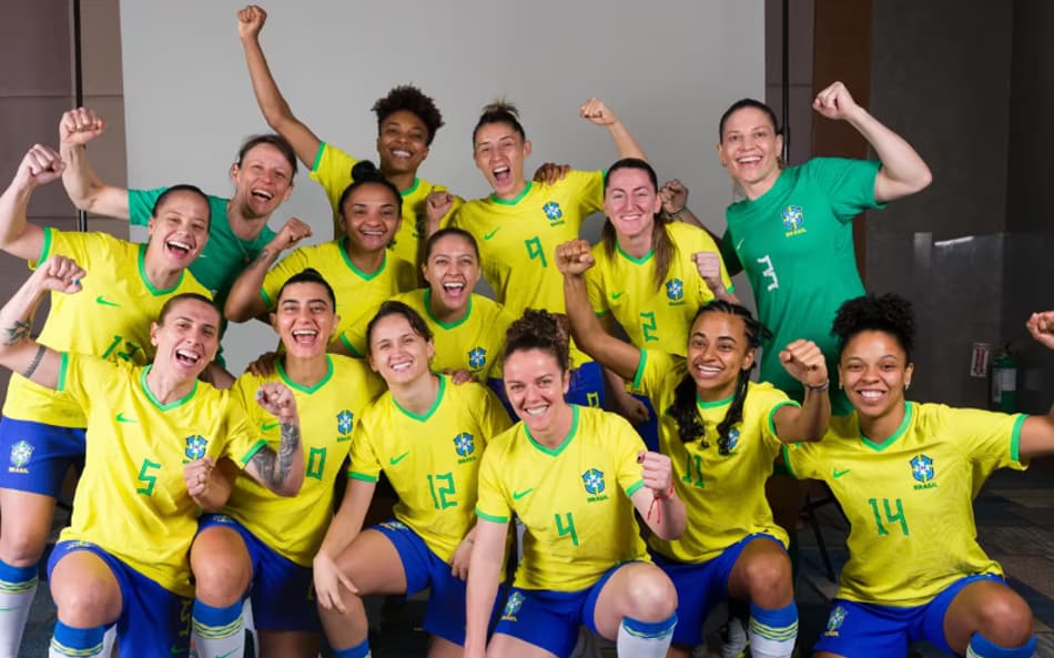 A seleção brasileira campeã da Copa do Mundo Feminina de Futsal (Divulgação)