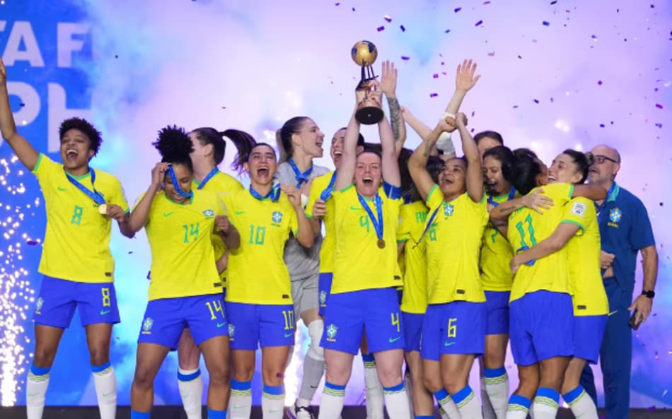Seleção brasileira conquista a Copa do Mundo Feminina de Futsal (Divulgação)