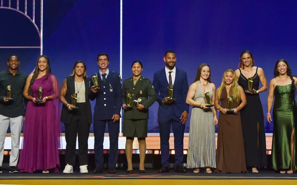 Melhores atletas por modalidade do Prêmio Brasil Olímpico 2025 (Foto: Divulgação/ COB)