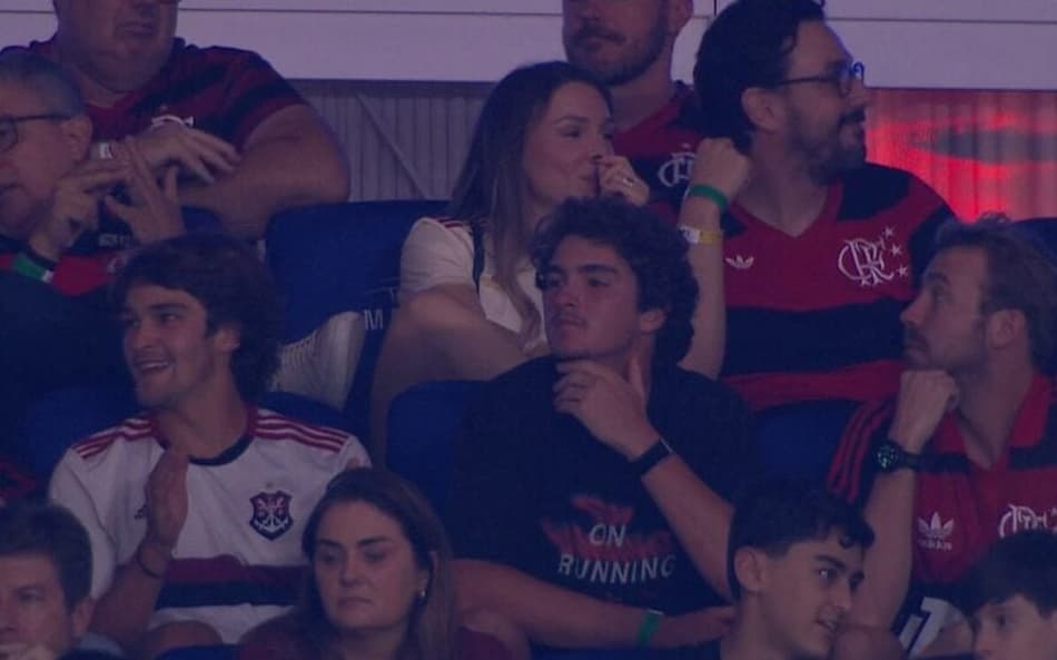 João Fonseca assiste título do Flamengo no Maracanã (Foto: Reprodução / Redes Sociais)