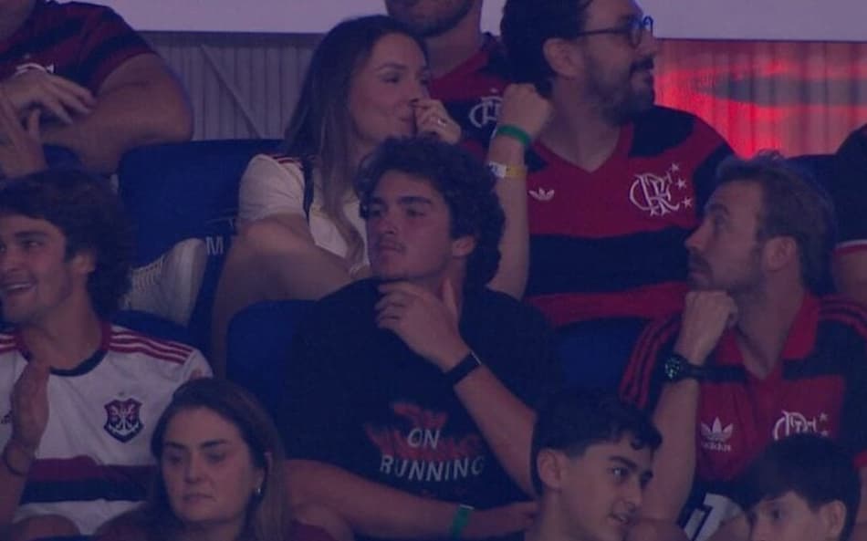João Fonseca assiste título do Flamengo no Maracanã (Foto: Reprodução / Redes Sociais)