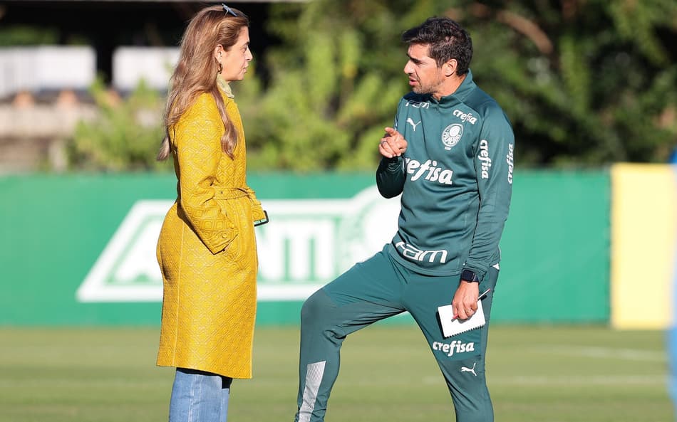 Leila Pereira e Abel Ferreira - Contratações do Palmeiras