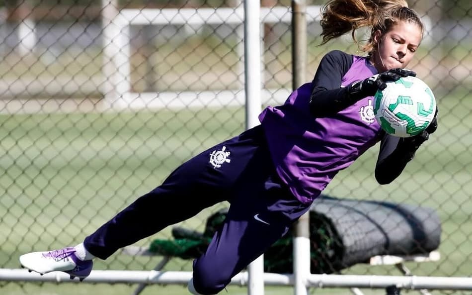 Ana Morganti, goleira do Corinthians. (Foto: reprodução/redes sociais)